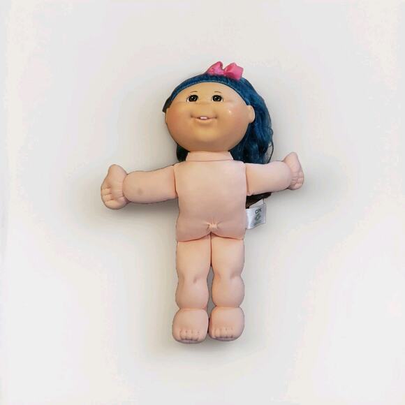 Cabbage Patch Kids Jazwares Blue Hair Soft Body Doll 14” CPK Xavier Roberts - Picture 2 of 8